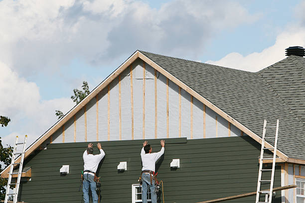 Professional Siding technician working in Blaine, OH